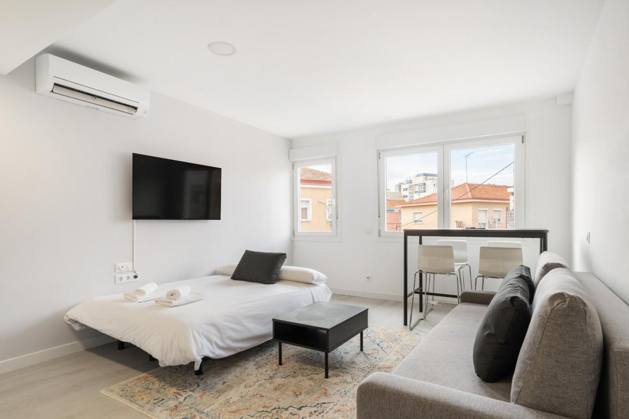Madrid Riverside Studios Con Parking Incluido Alquiler Temporal Kültér fotó