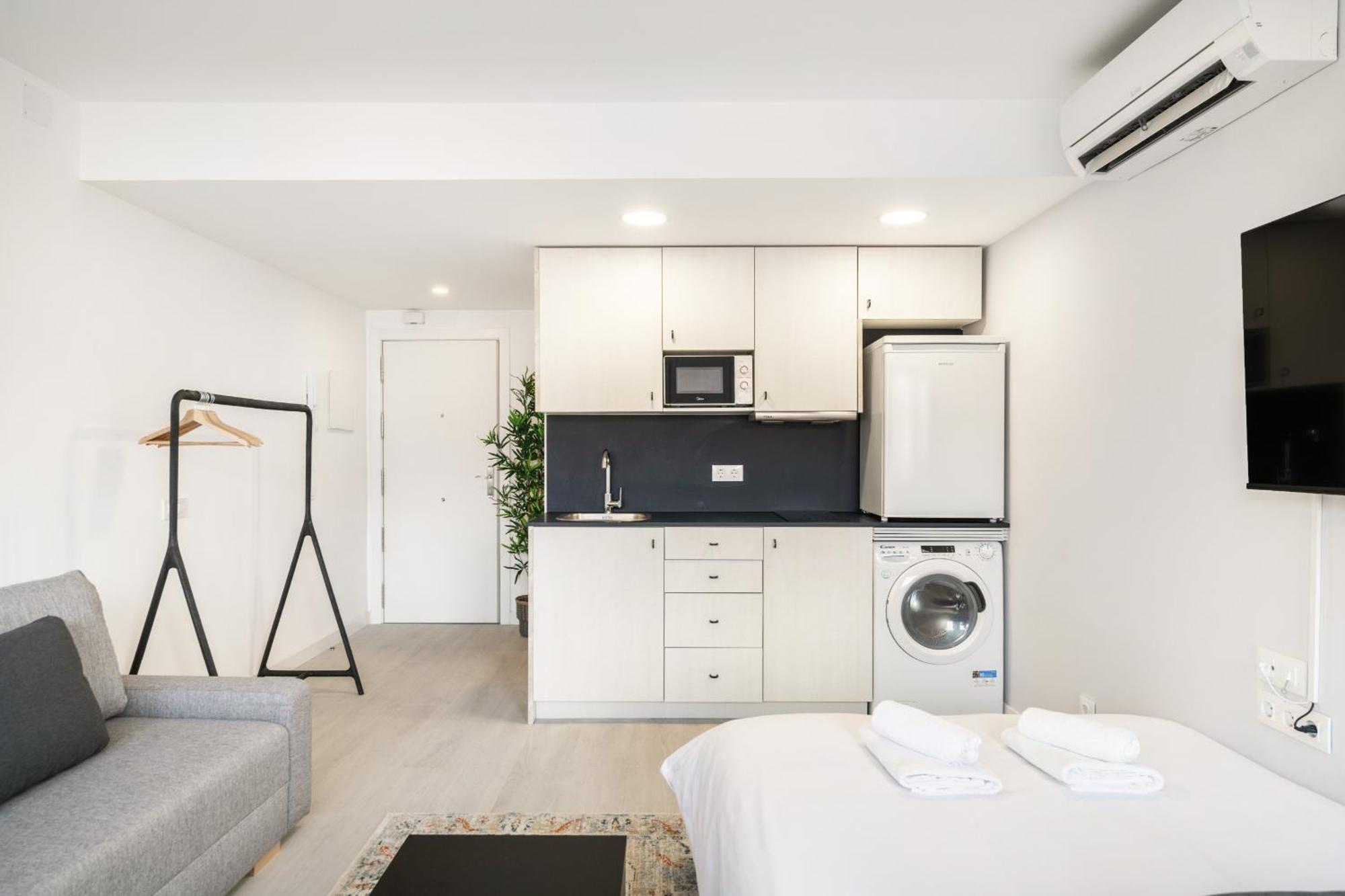 Madrid Riverside Studios Con Parking Incluido Alquiler Temporal Kültér fotó