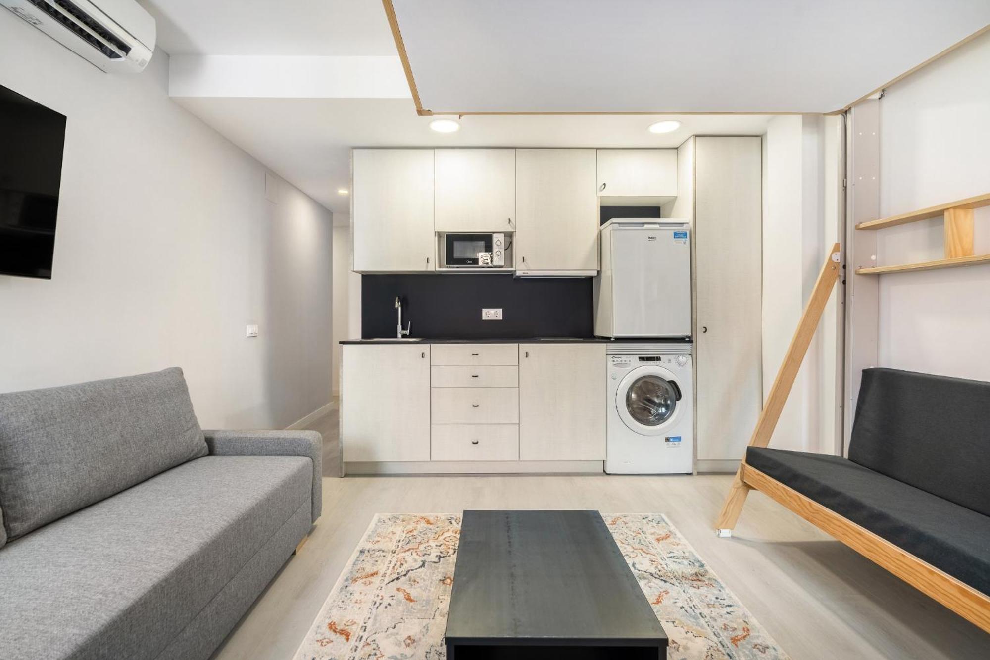 Madrid Riverside Studios Con Parking Incluido Alquiler Temporal Kültér fotó