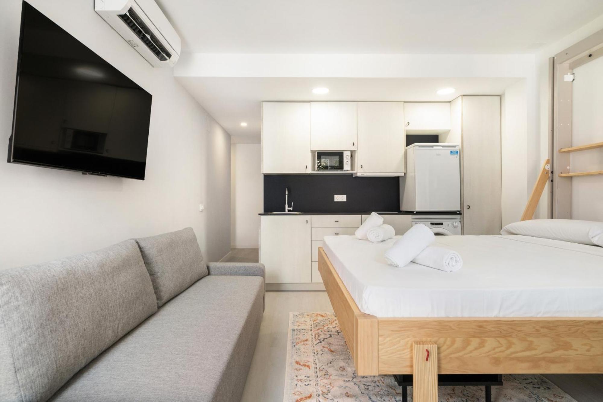 Madrid Riverside Studios Con Parking Incluido Alquiler Temporal Kültér fotó